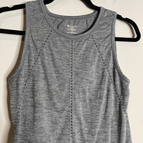 Athleta | Women’s Grey Foothill Seamless Tank Top Size Small - Picture 4 of 6